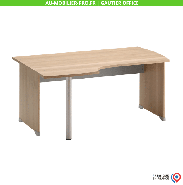 BUREAU PIEDS PANNEAUX LARGEUR 160CM – JAZZ+ GAUTIER OFFICE