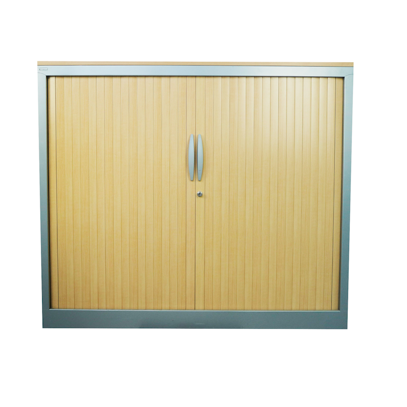 Armoire basse Majencia top en bois